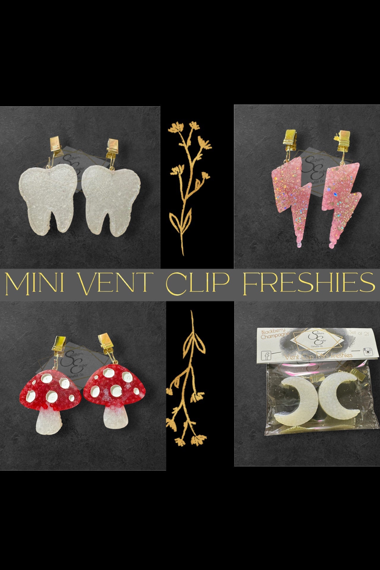 Mini Vent Clip Aromatic Freshies