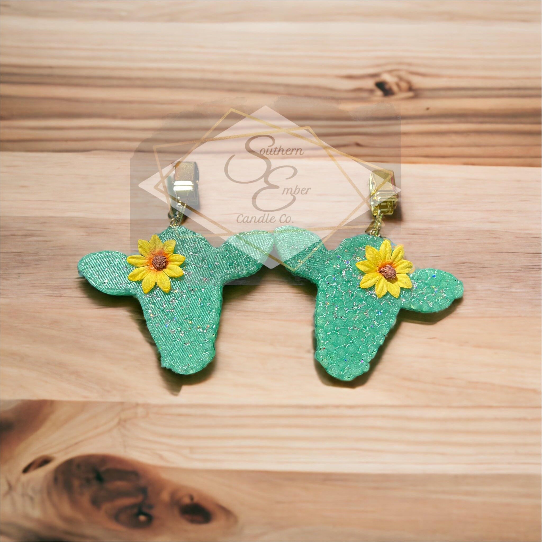 Heifer Cow Head Mini Vent Clip Freshies