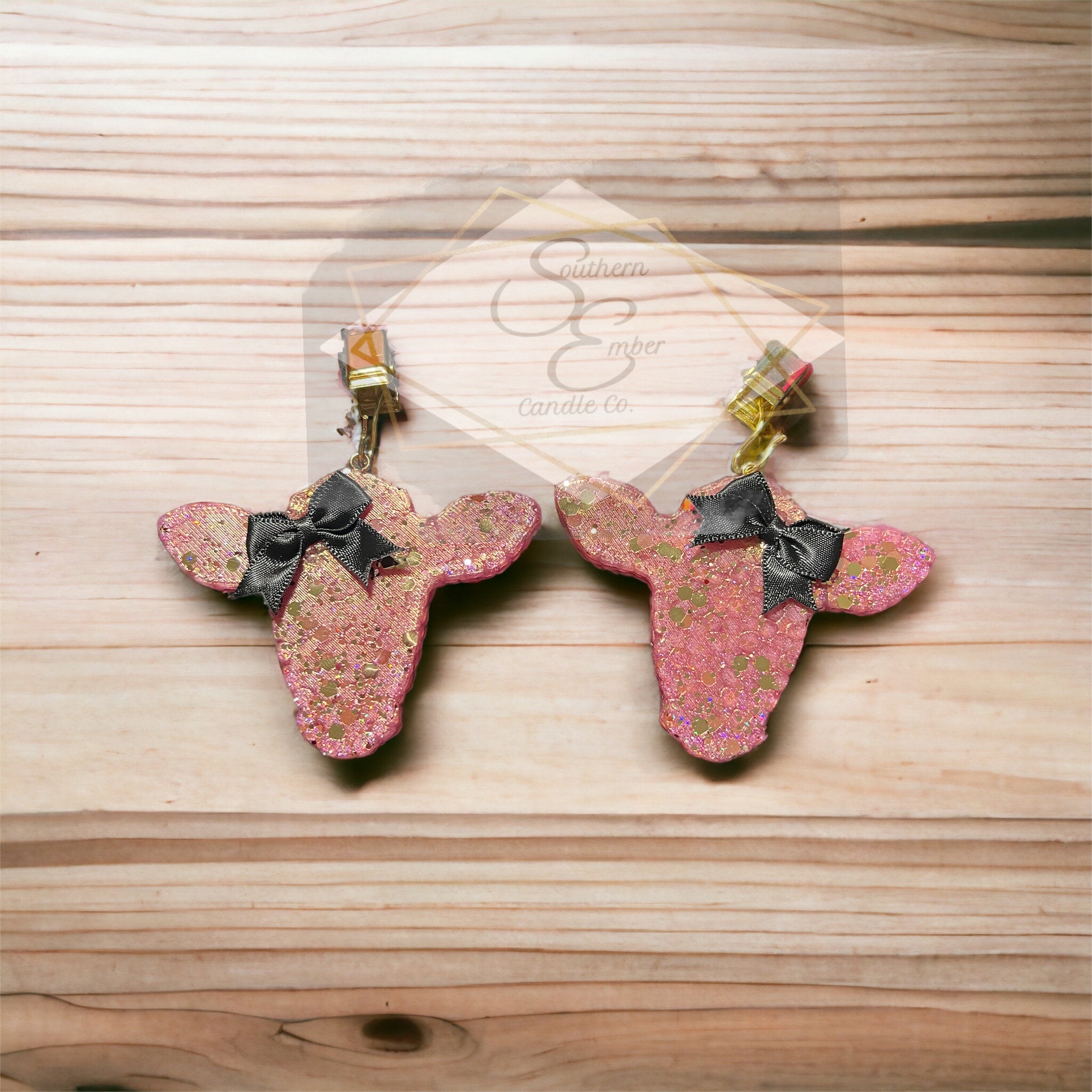 Heifer Cow Head Mini Vent Clip Freshies