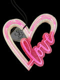 Love Heart Aromatic Car Freshie