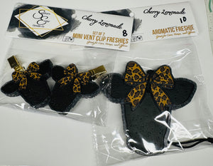 Cow w/Bow Freshie Set