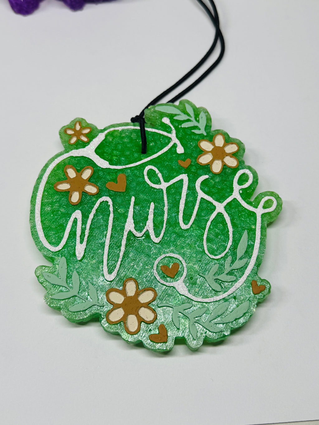 Floral Nurse Aromatic Car Freshie