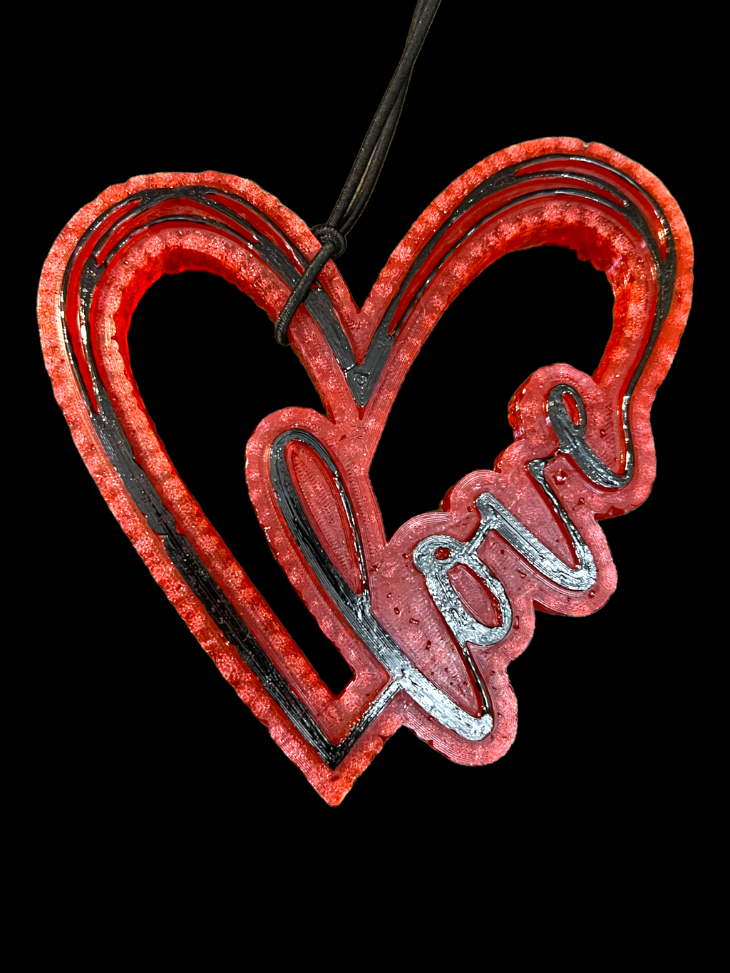 Love Heart Aromatic Car Freshie
