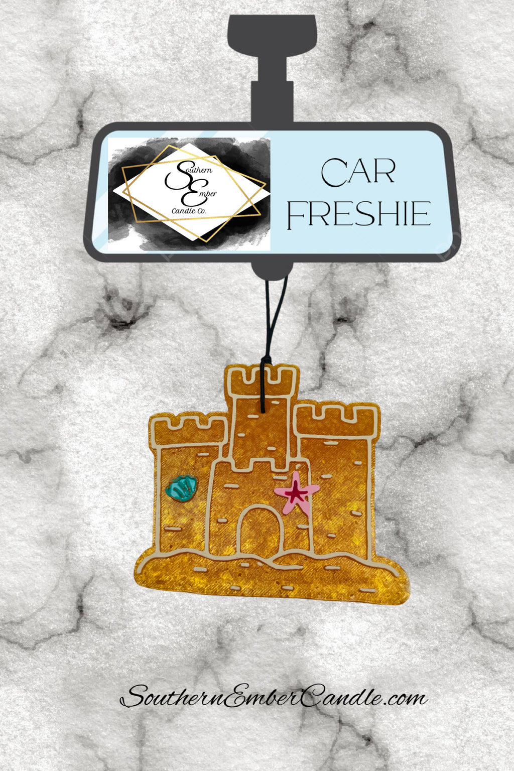 Sandcastle Aromatic Car Freshie