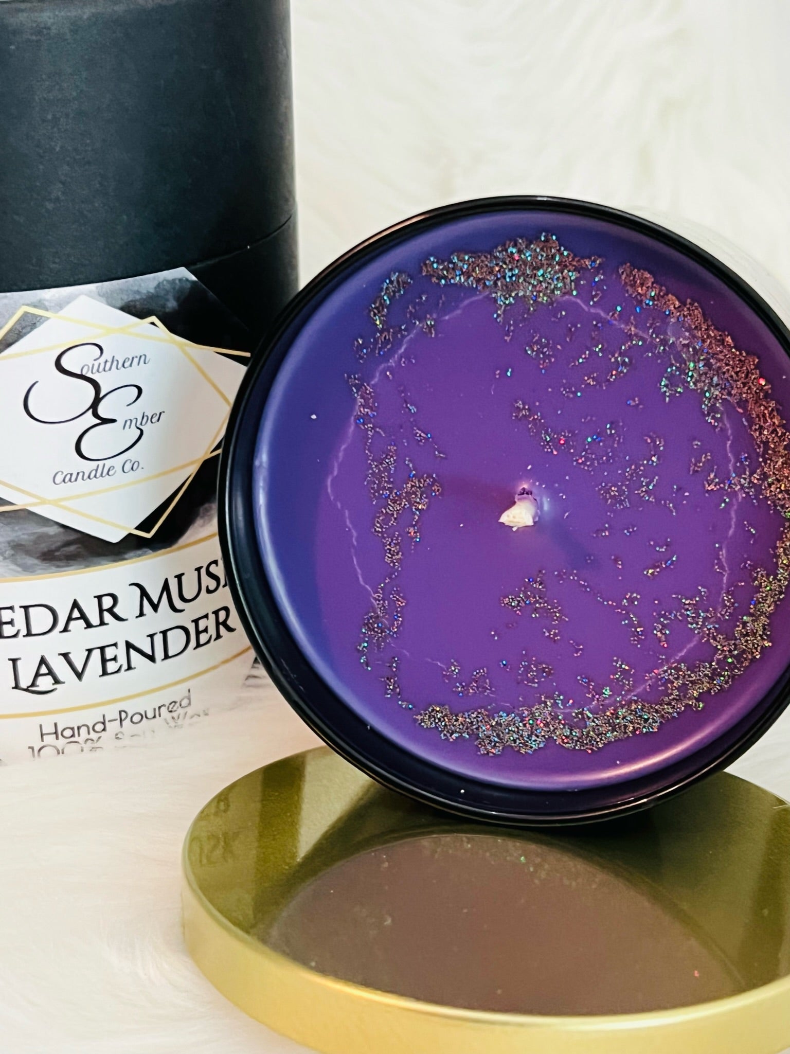 Cedar Musk + Lavender Soy Candle