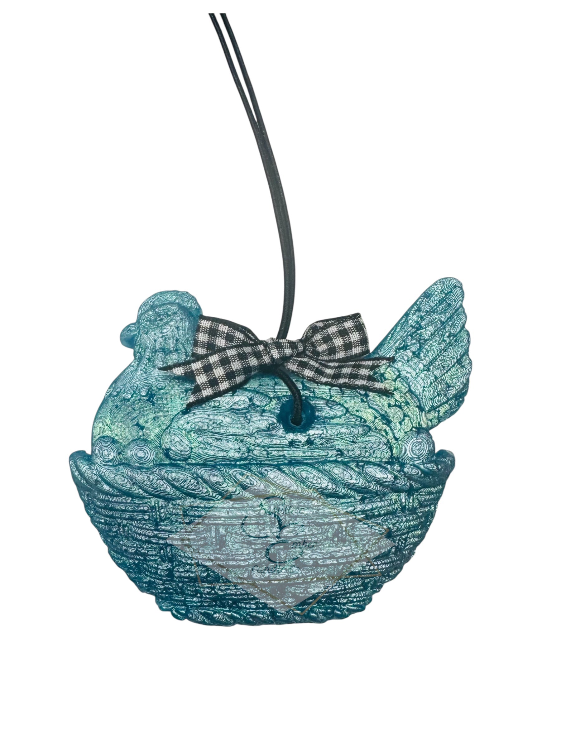 Hen on Nest Aromatic Car Freshie