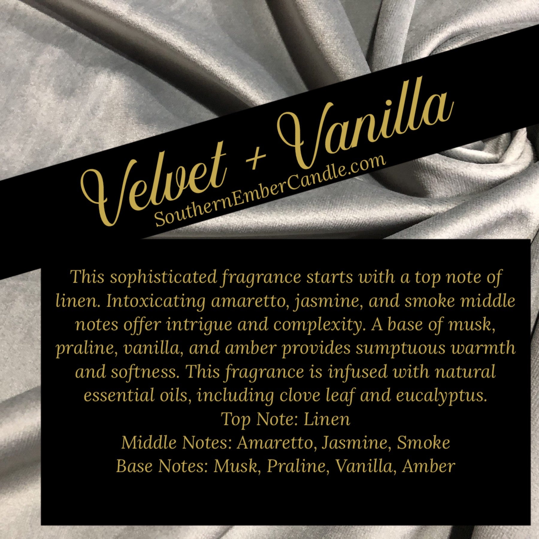 Velvet + Vanilla Soy Candle
