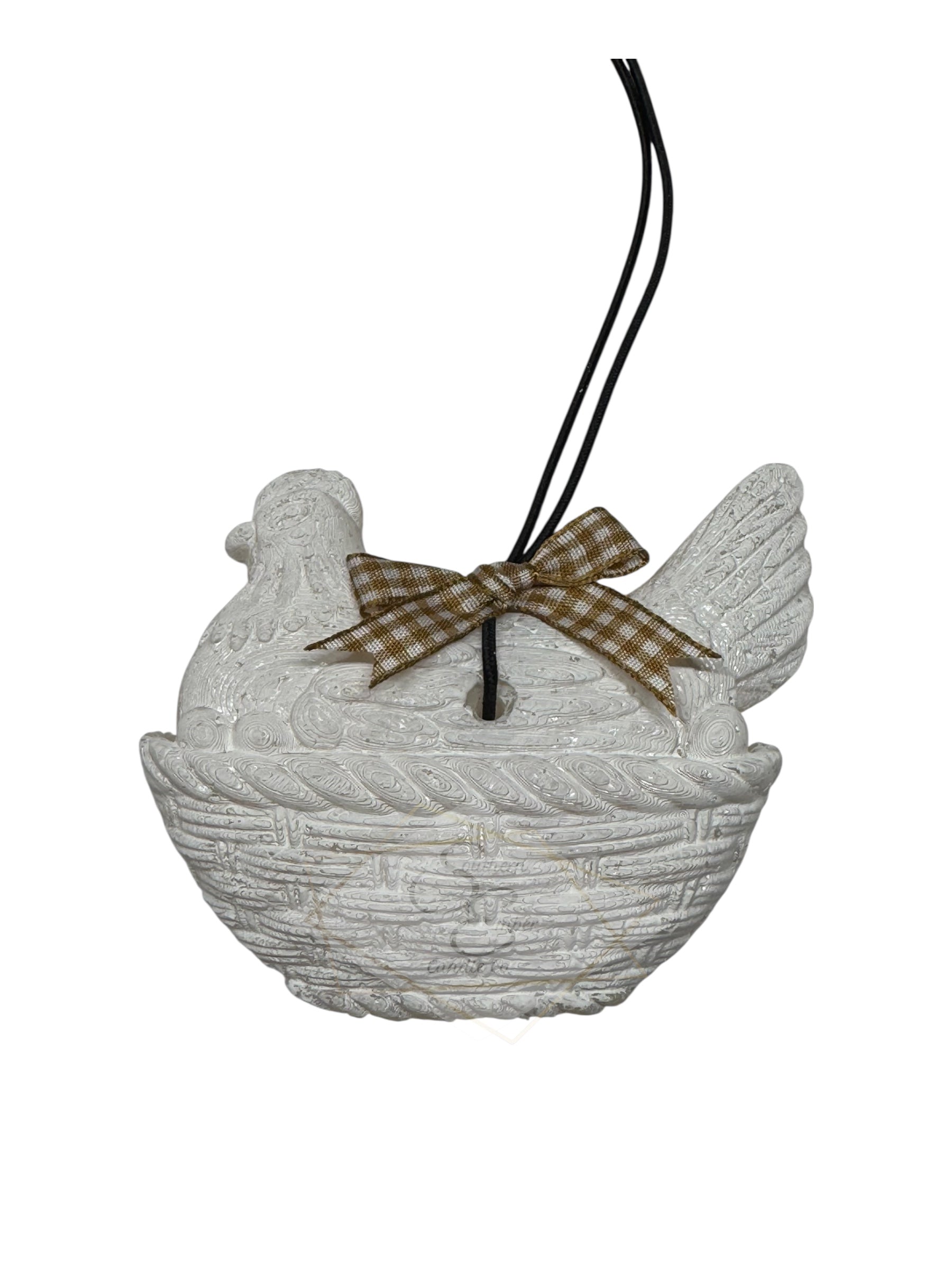 Hen on Nest Aromatic Car Freshie
