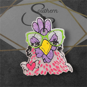 Sassy Chicken Aromatic Car Freshie