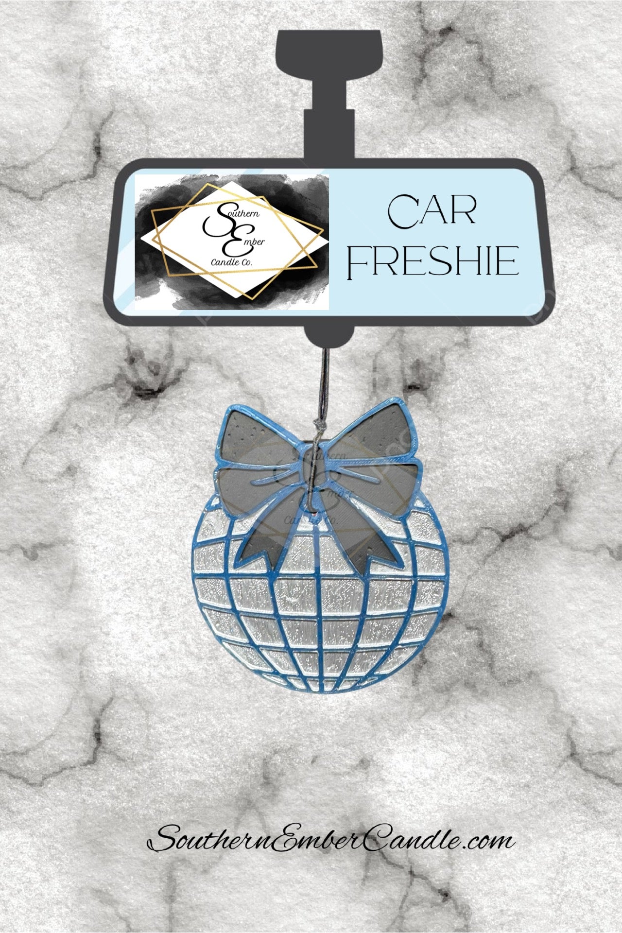 Coquette Disco Ball Aromatic Car Freshie