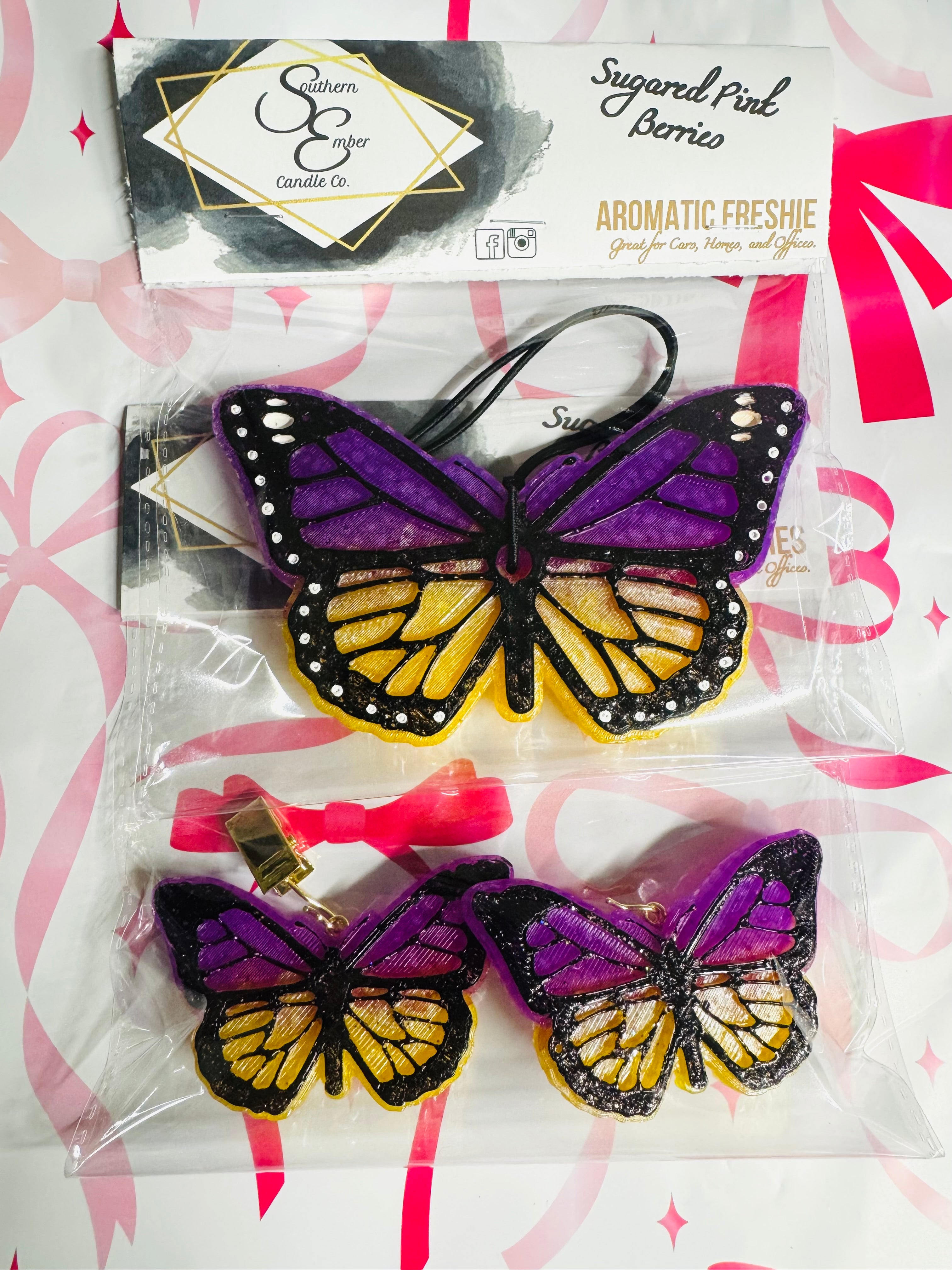 Butterfly Aromatic Car Freshie