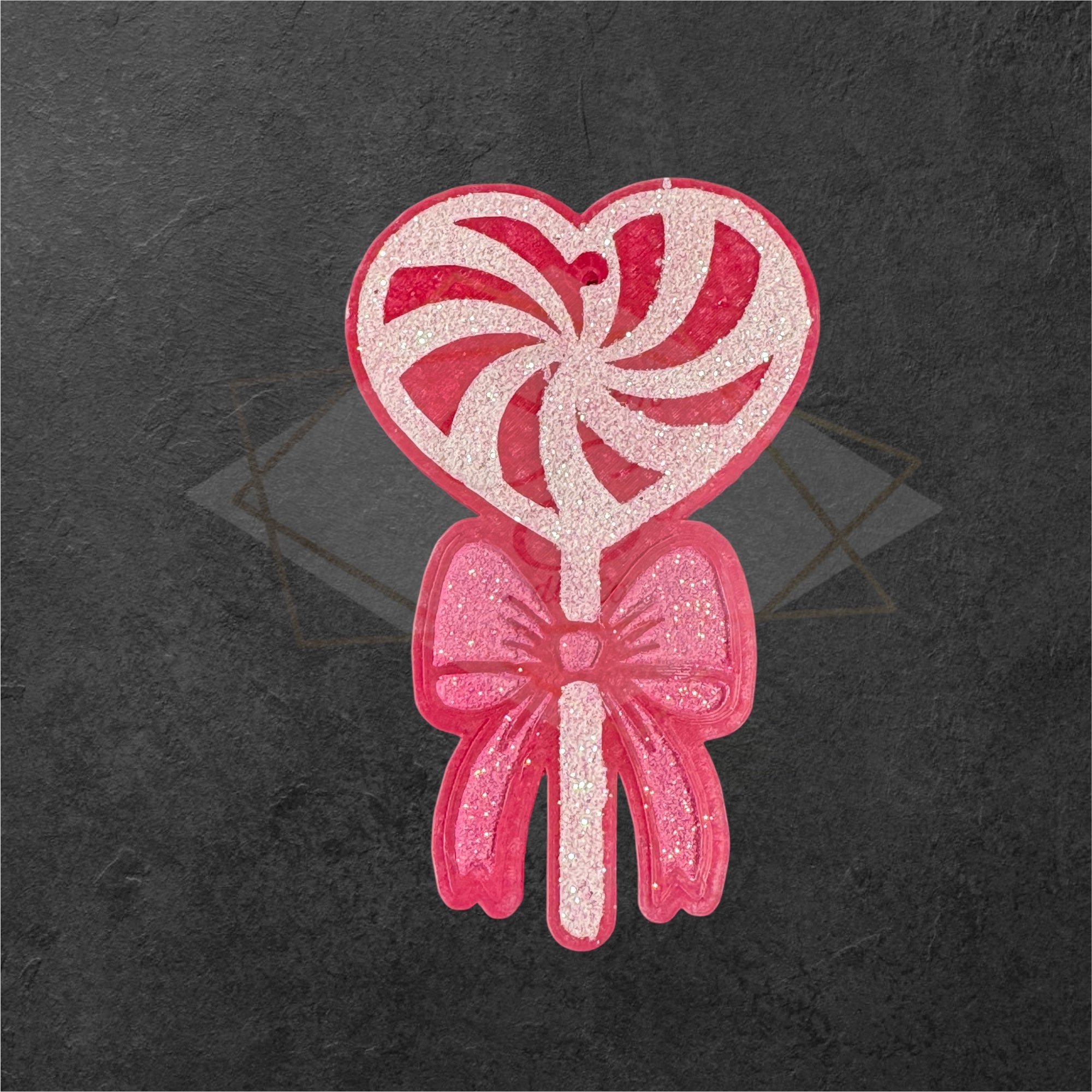 Heart Lollipop Aromatic Car Freshie