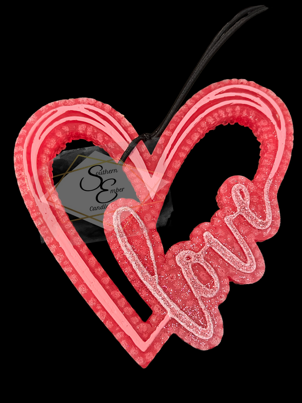 Love Heart Aromatic Car Freshie