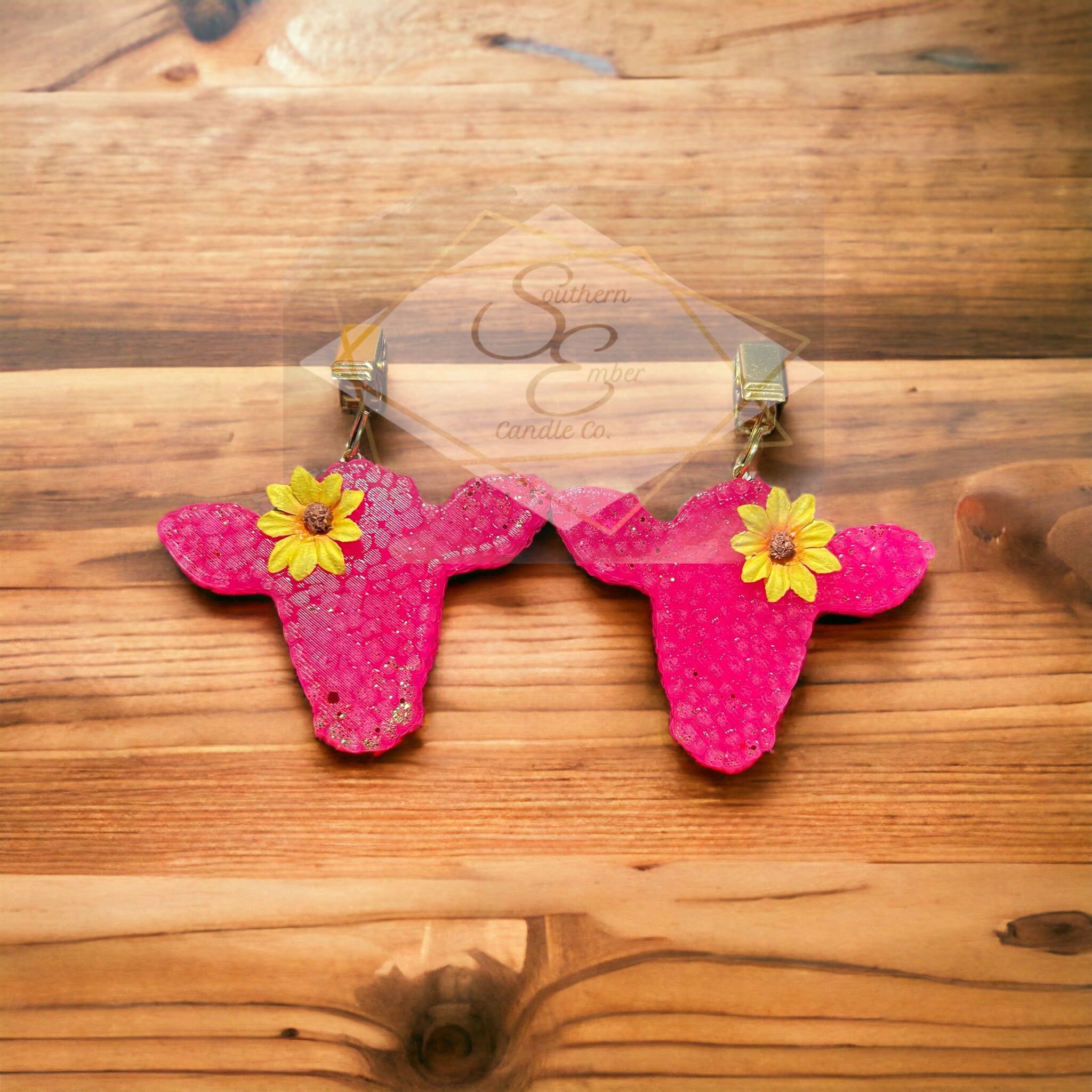 Heifer Cow Head Mini Vent Clip Freshies