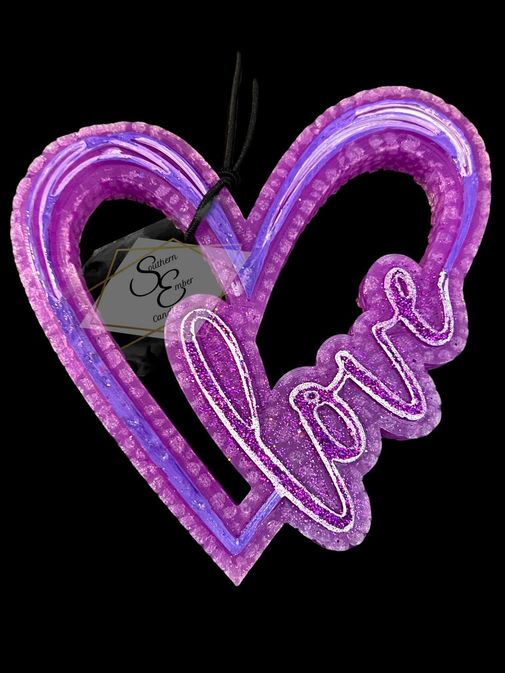 Love Heart Aromatic Car Freshie