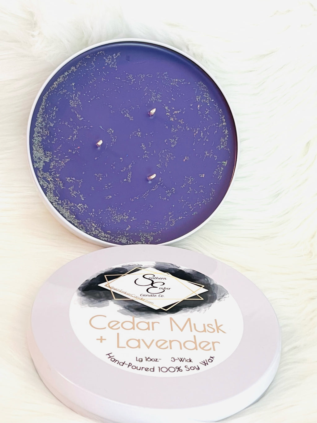 Cedar Musk + Lavender Soy Candle