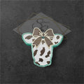 Cow w/Bow Aromatic Car Freshie