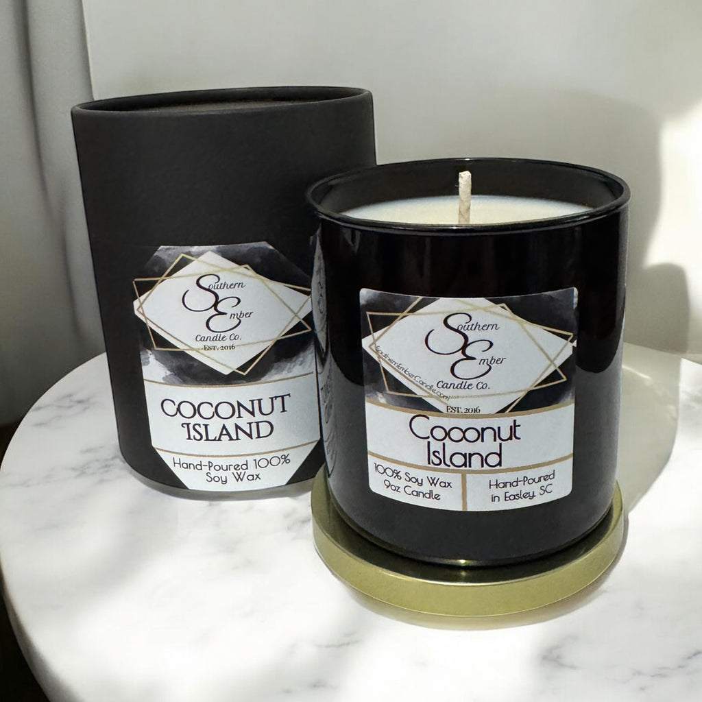 Coconut Island 100% Soy Wax Candle