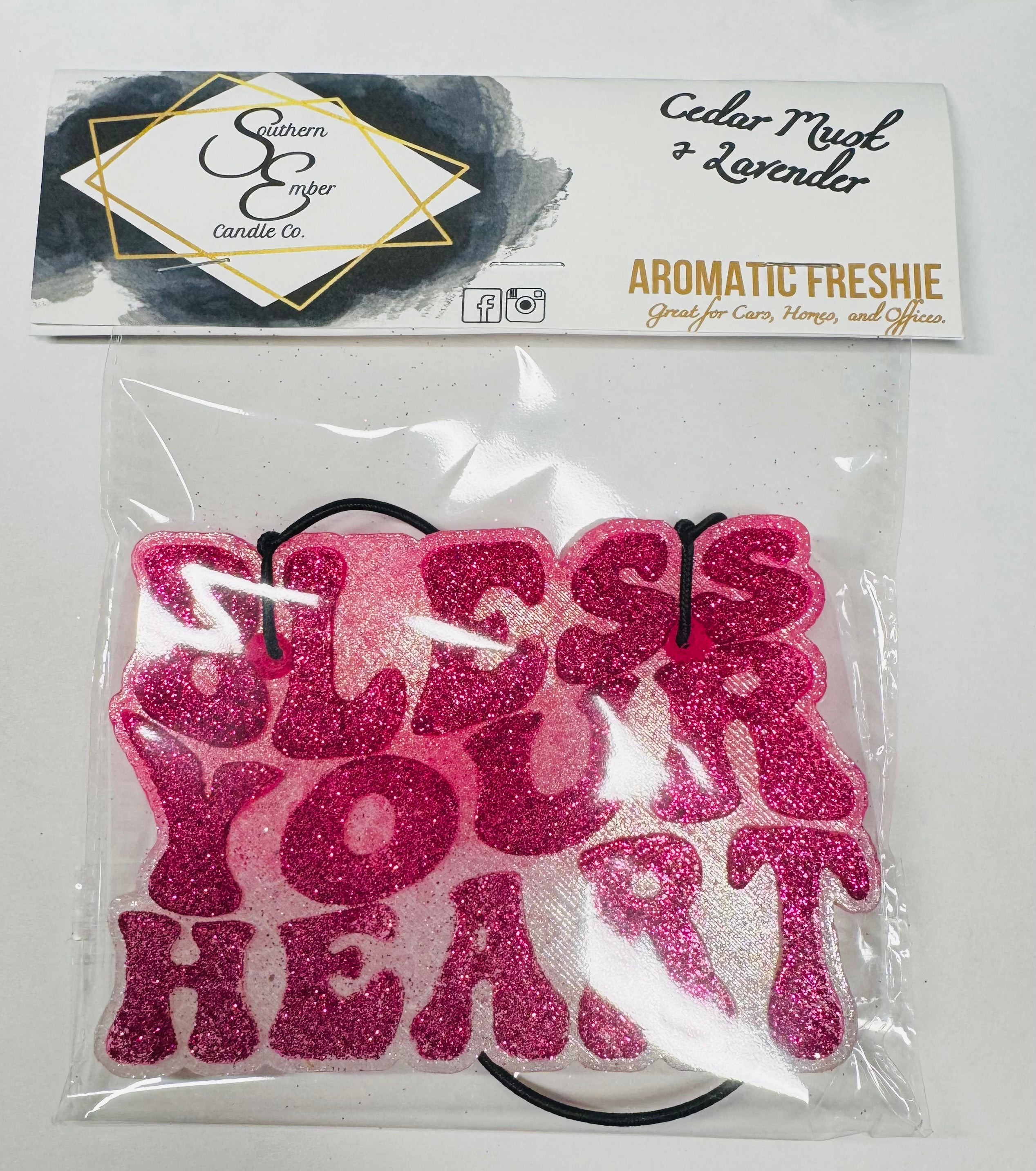 Bless Your Heart Aromatic Car Freshie