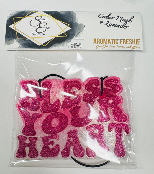 Bless Your Heart Aromatic Car Freshie