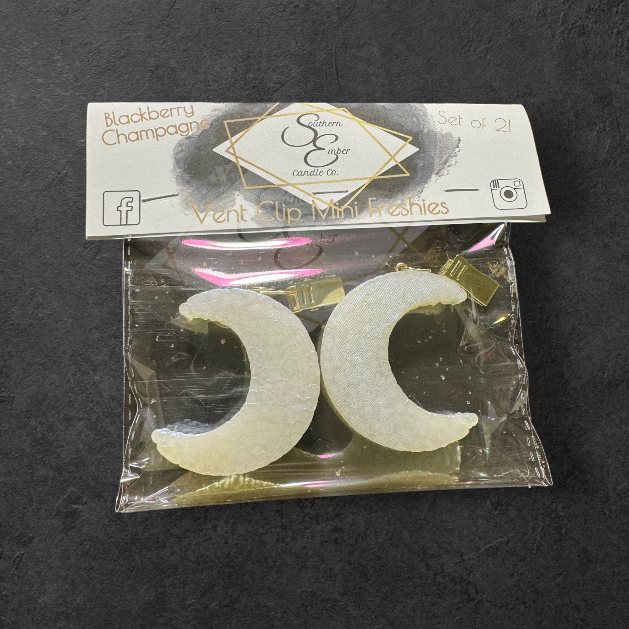 Crescent Moons Mini Vent Clips