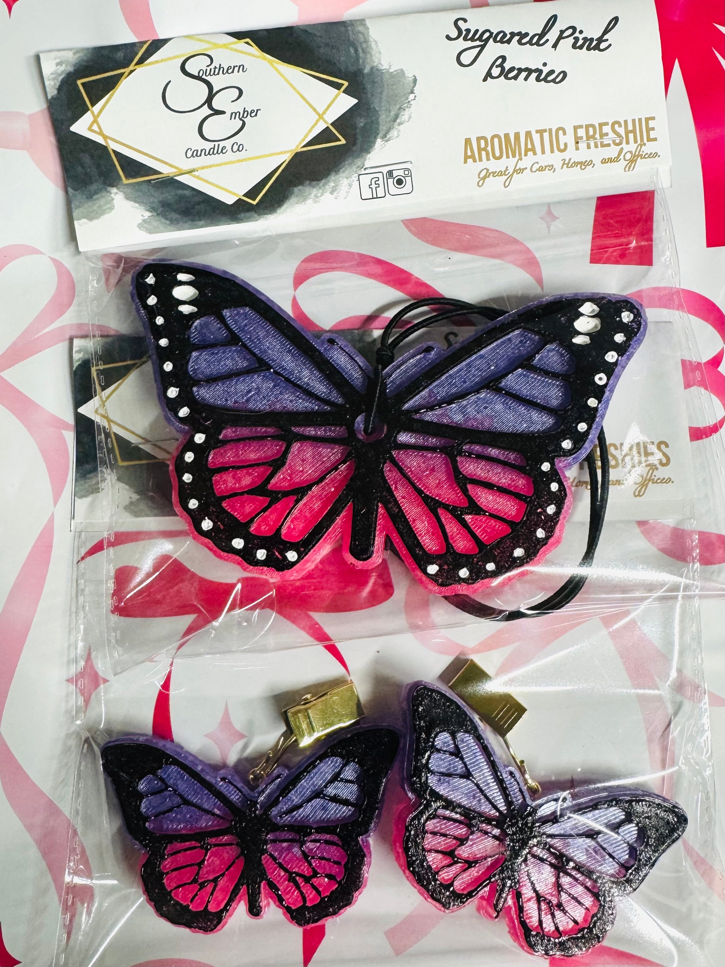 Butterfly Aromatic Car Freshie