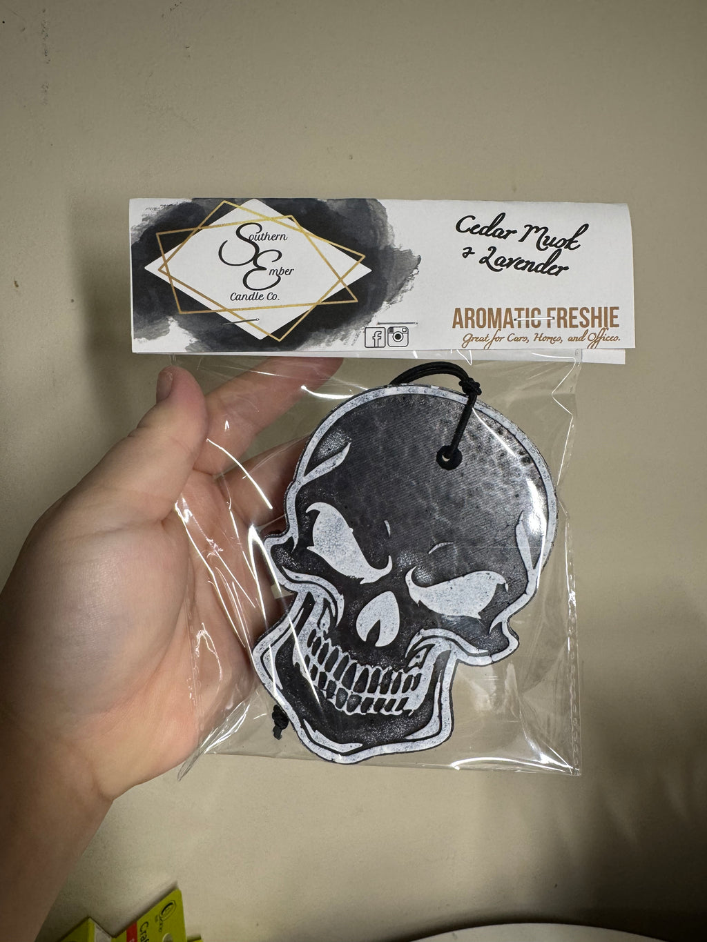 Skull Aromatic Car Freshie