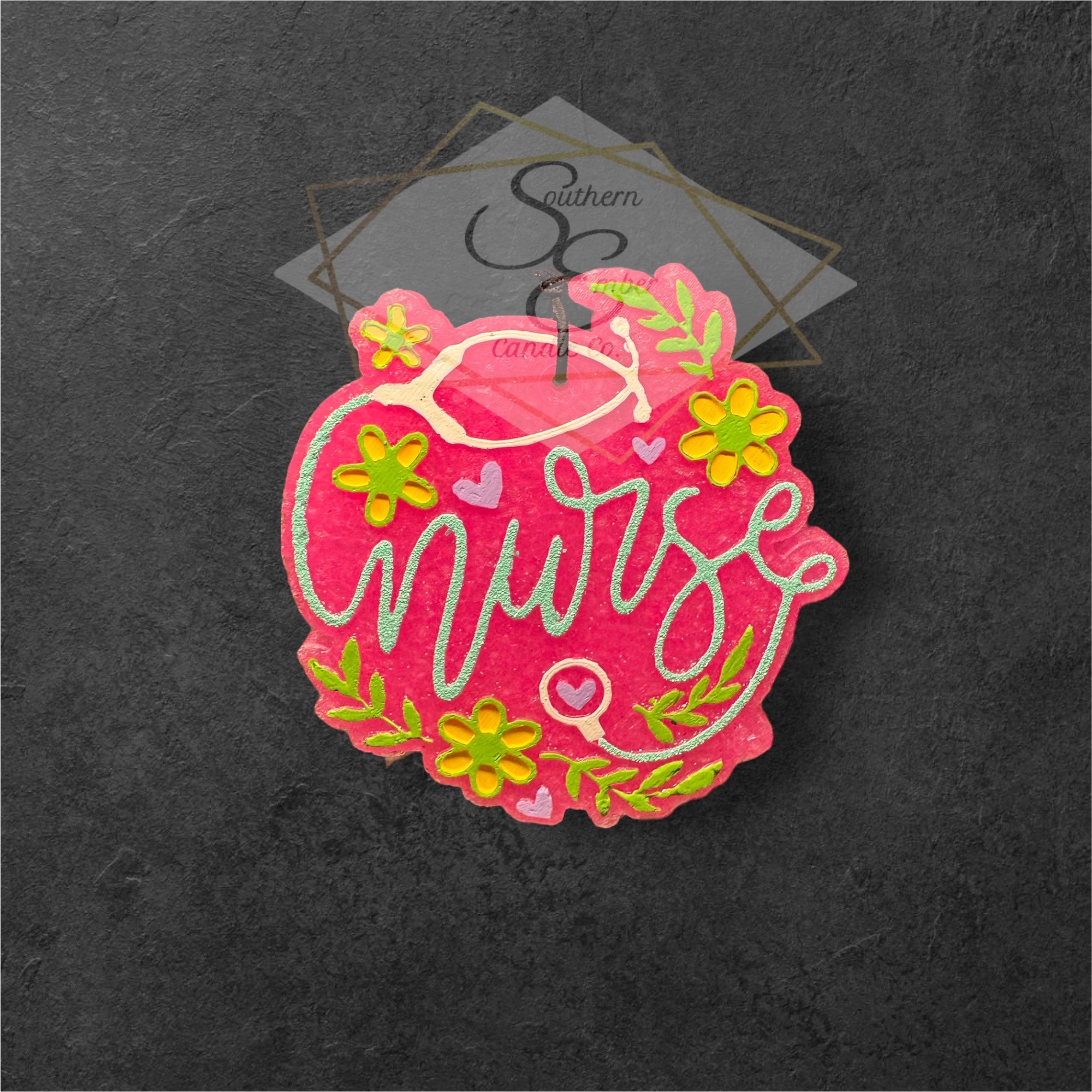 Floral Nurse Aromatic Car Freshie