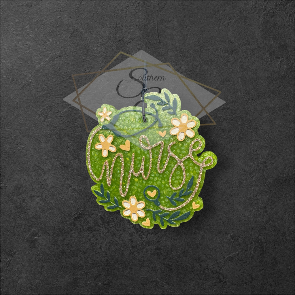Floral Nurse Aromatic Car Freshie