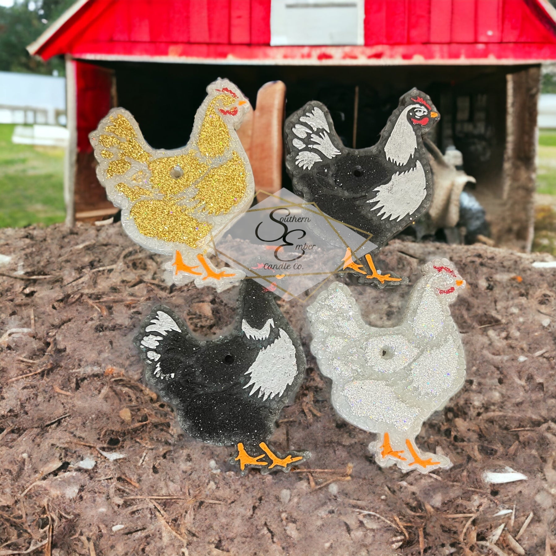 Chicken Aromatic Car Freshie