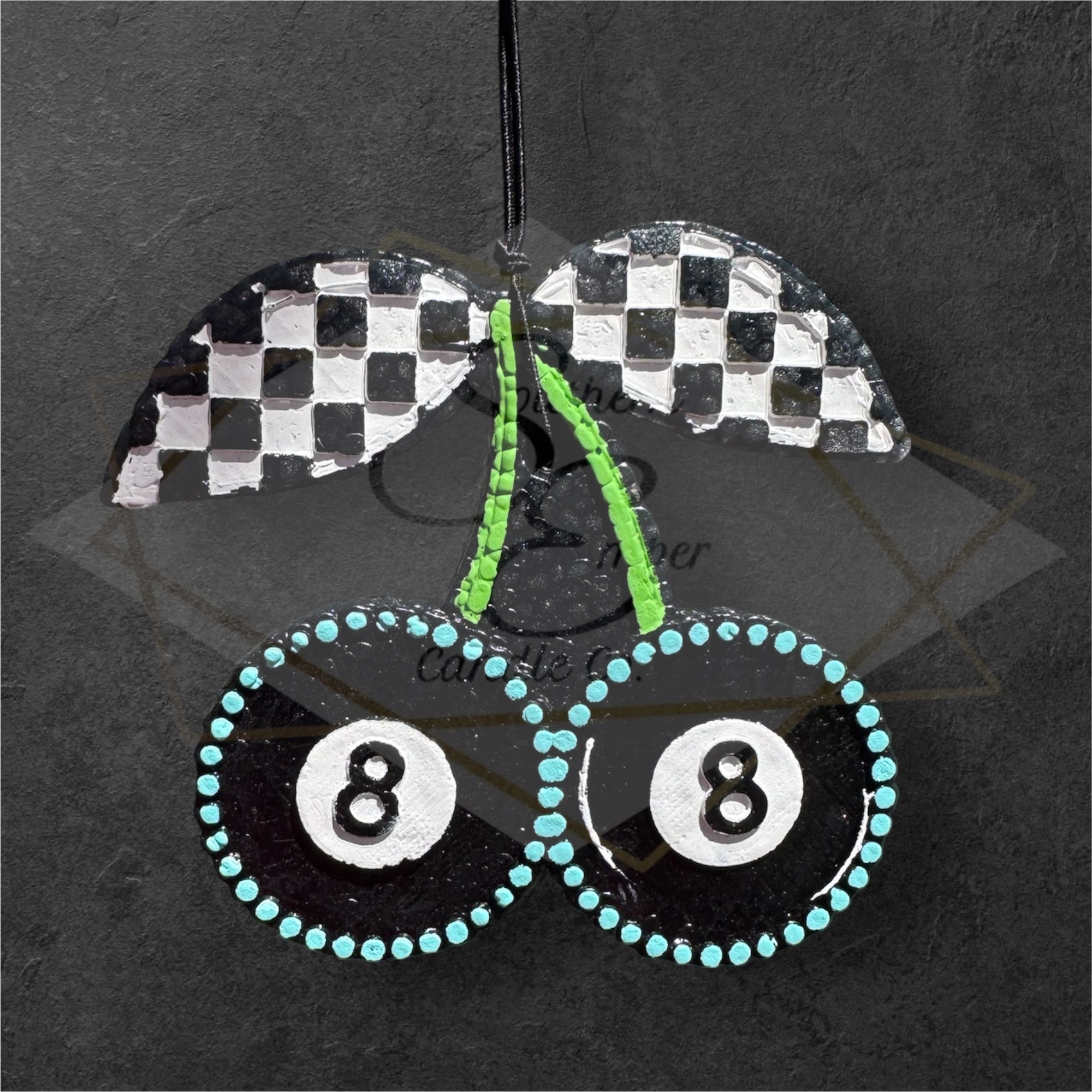 8 Ball Cherries Aromatic Car Freshie