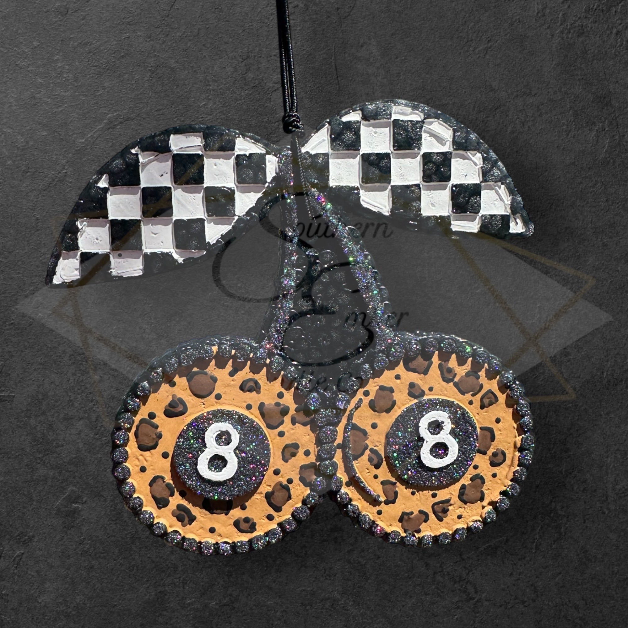 8 Ball Cherries Aromatic Car Freshie