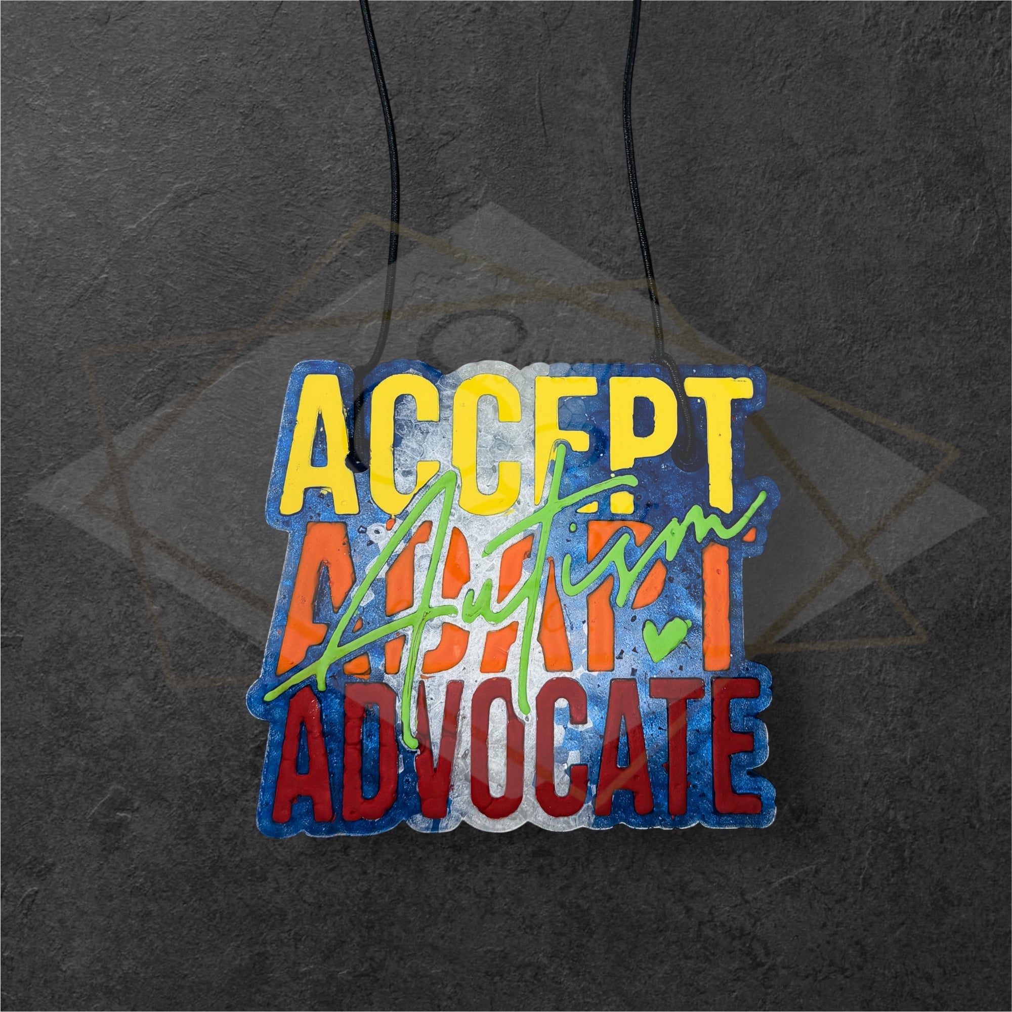 Accept, Adapt, Advocate Autism Aromatic Car Freshie
