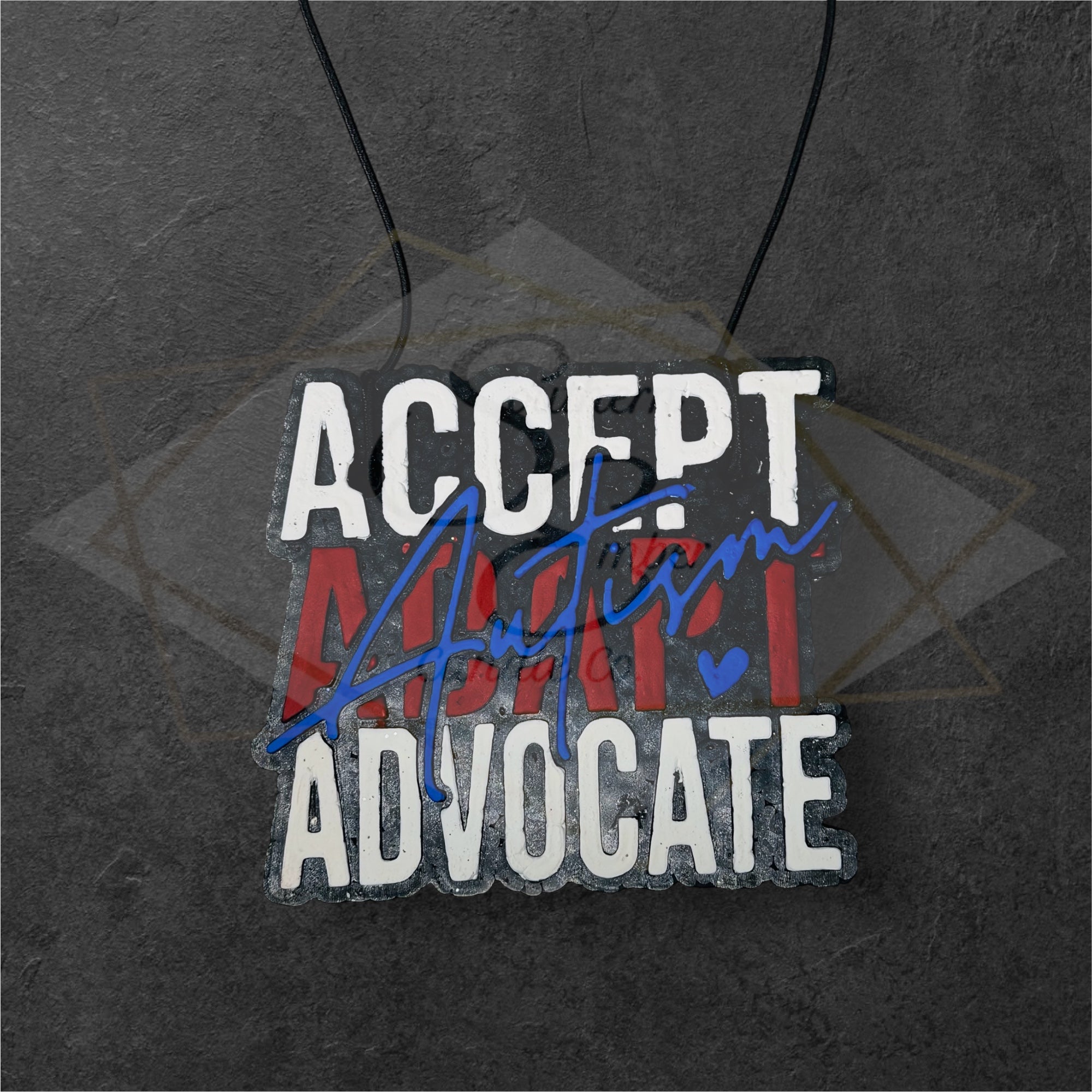 Accept, Adapt, Advocate Autism Aromatic Car Freshie