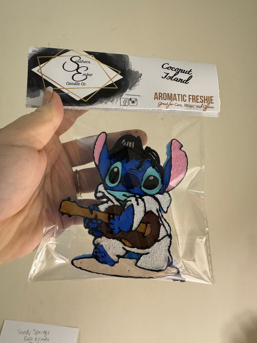 Rock Blue Alien Aromatic Car Freshie