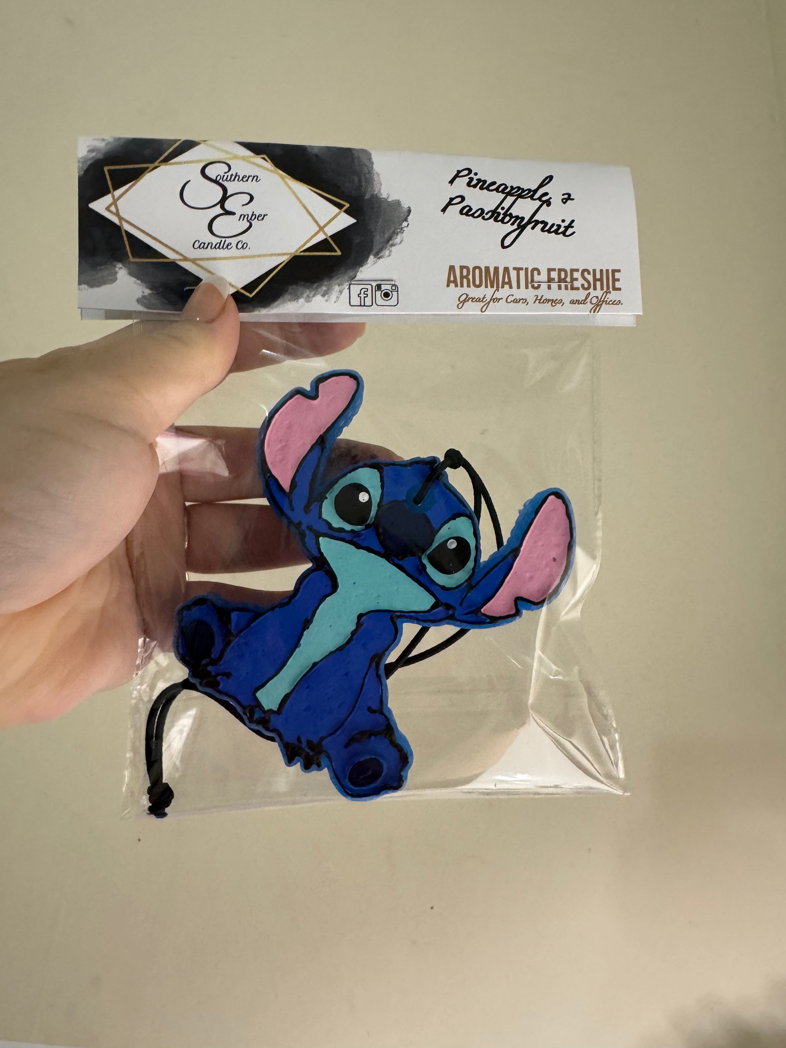 Blue Alien Aromatic Car Freshie