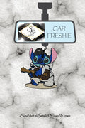 Rock Blue Alien Aromatic Car Freshie