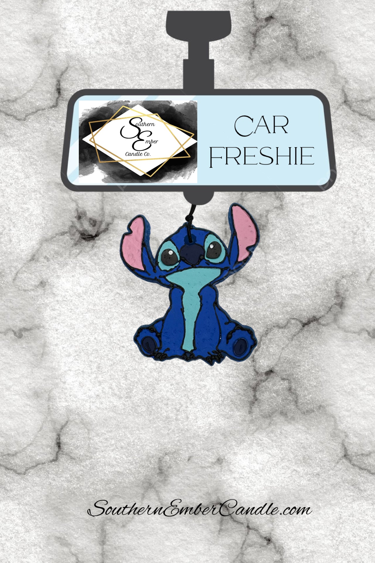 Blue Alien Aromatic Car Freshie