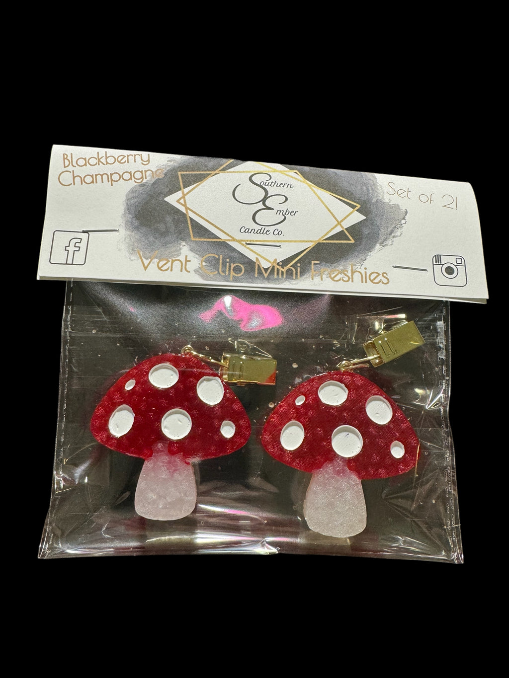 Mushroom Mini Vent Clip Freshies