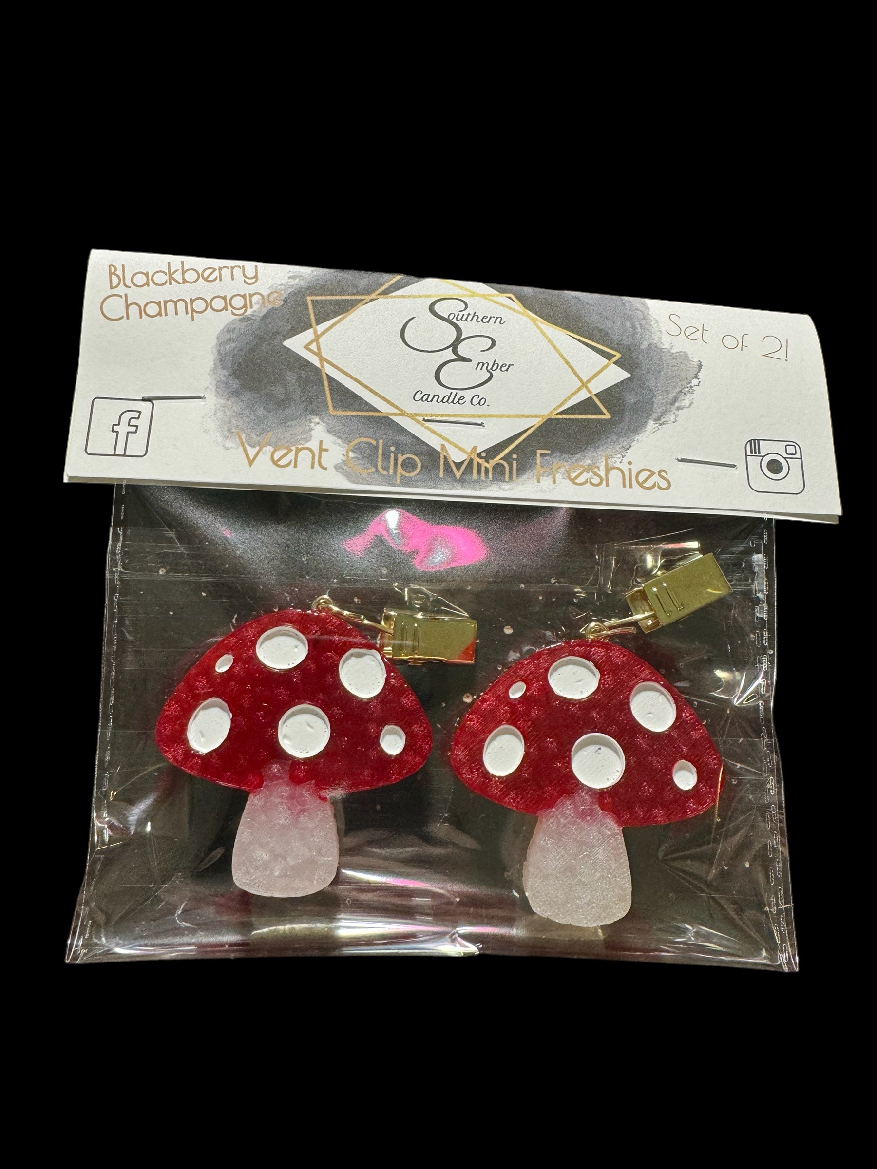 Mushroom Mini Vent Clip Freshies