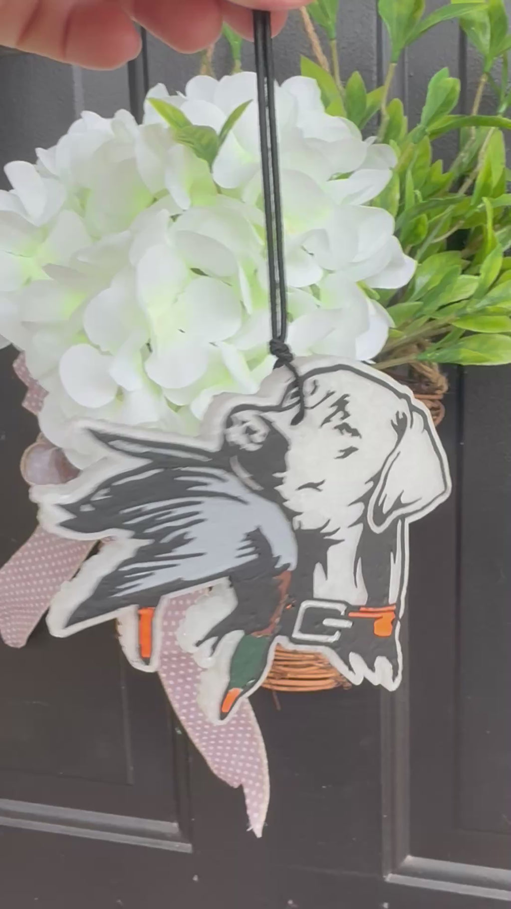 Duck Hunting Dog Aromatic Car Freshie
