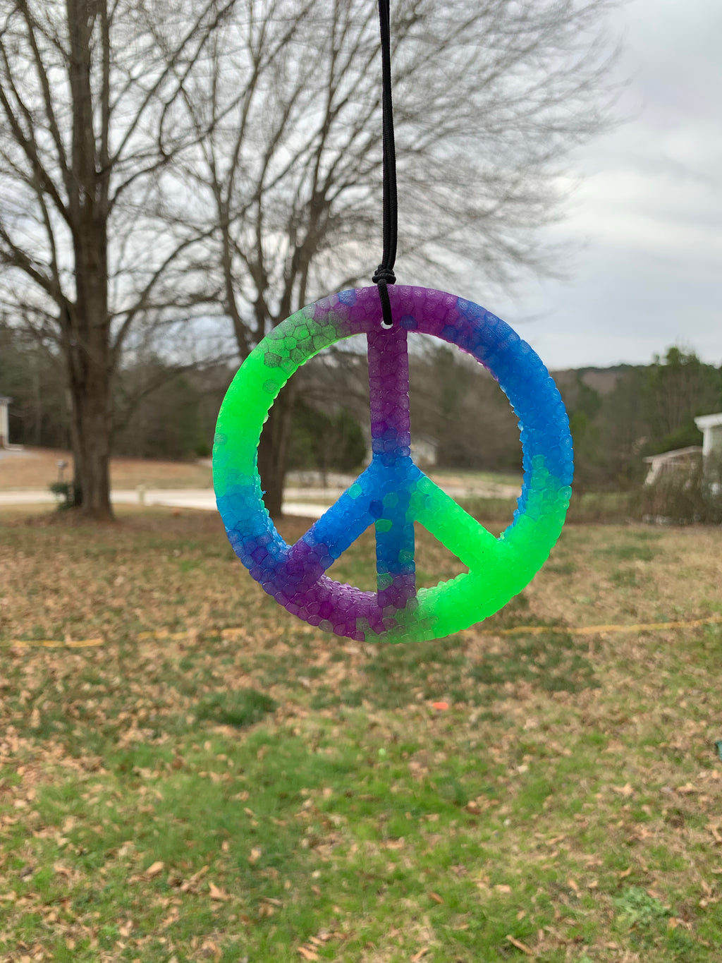 Peace Sign Aromatic Car Freshie