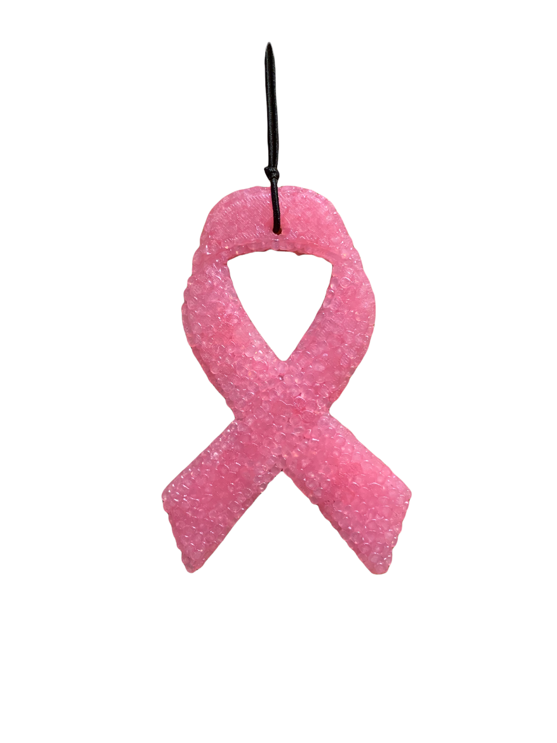 Breast Cancer Ribbon Aromatic Car Freshie